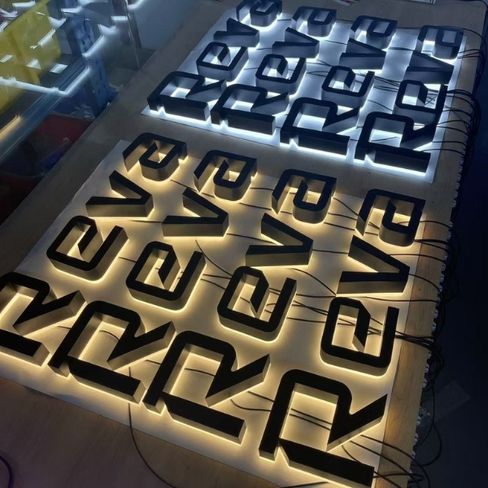 3D Backlit letter signs