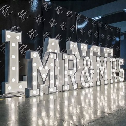 Large Marquee letter
